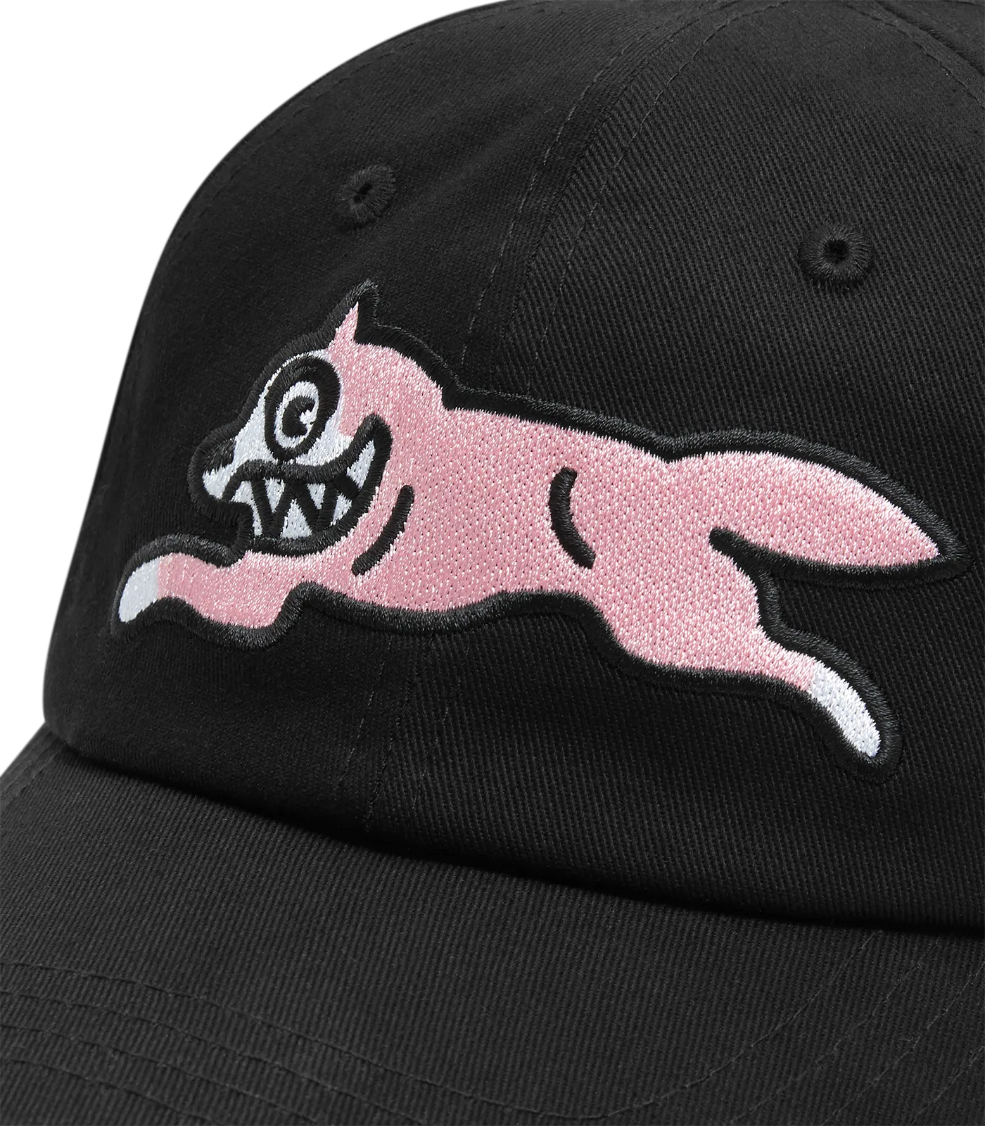 Black Running Dog Baseball Hat