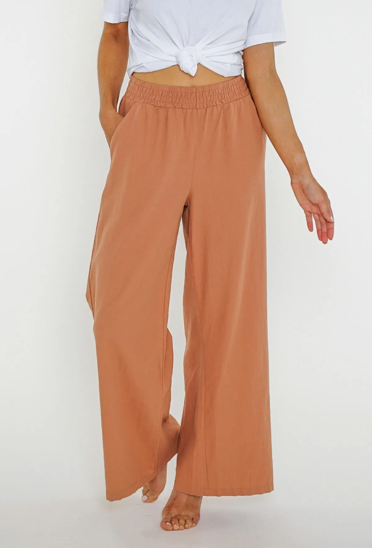 Rusty US WANDERER BEACH Pants - DUSTY PEACH