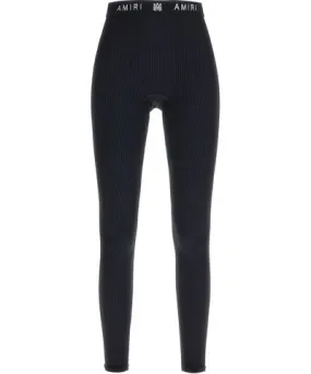 Seamless Ribbed Leggings by Amiri