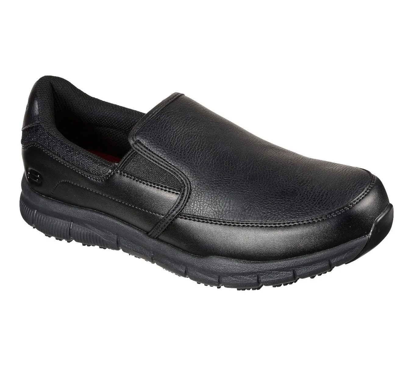 Skechers Nampa Groton Black Work Relaxed Shoes