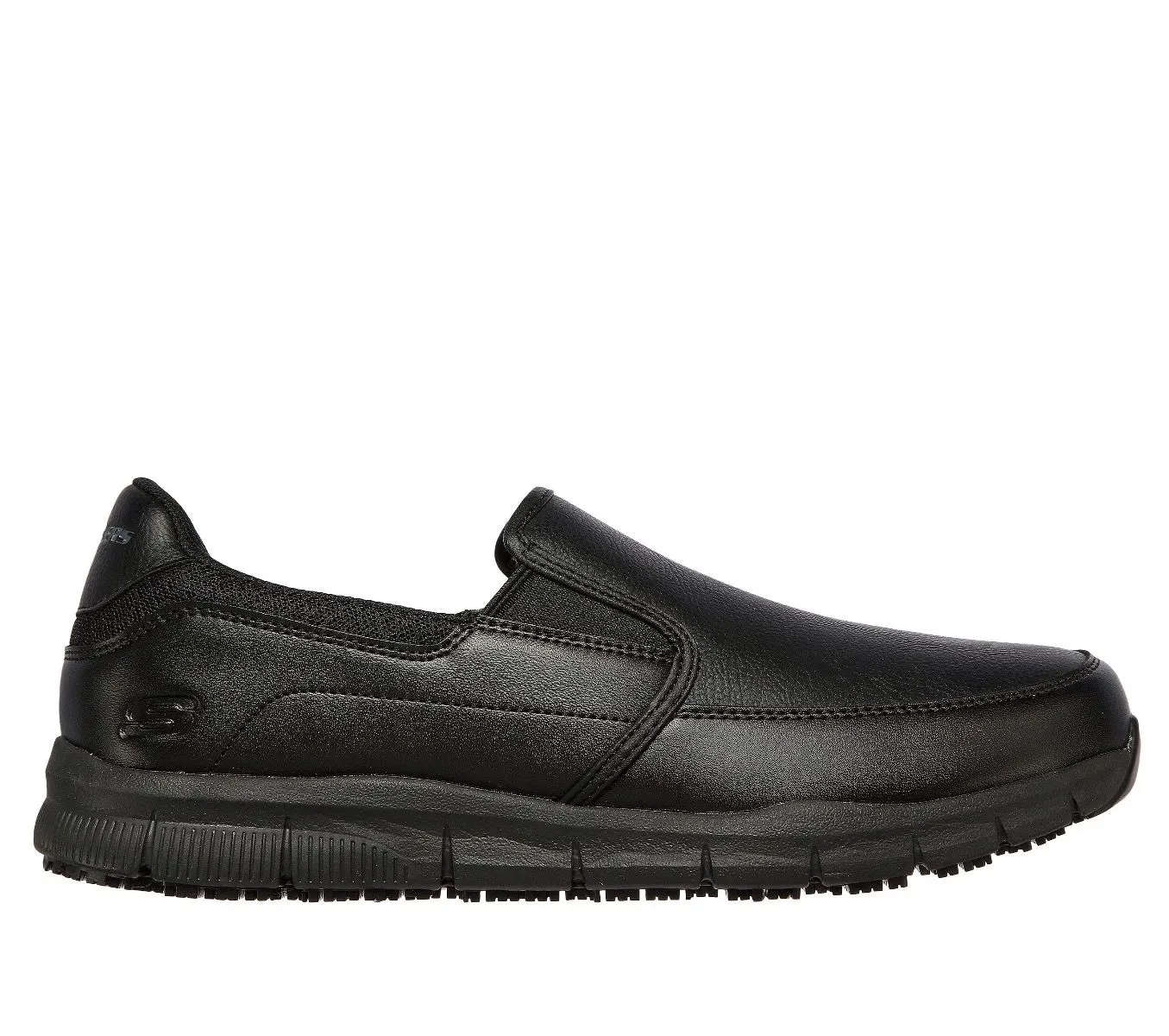 Skechers Nampa Groton Black Work Relaxed Shoes