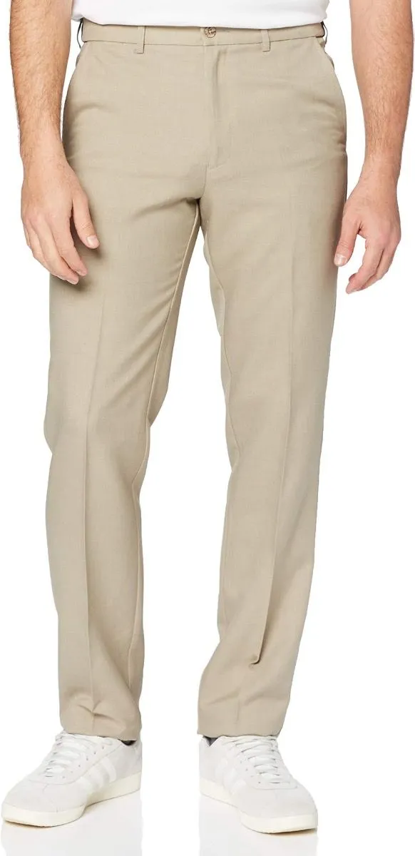 Soft Taupe Flexi Waist Trousers