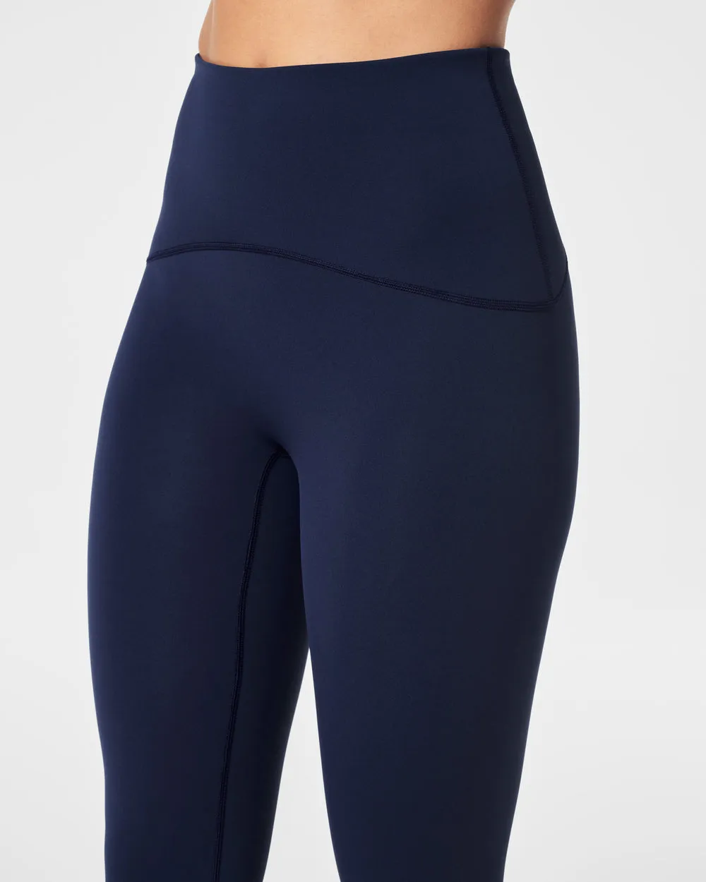 SPANX Booty Boost Active Leggings Navy Blue 7/8 Length