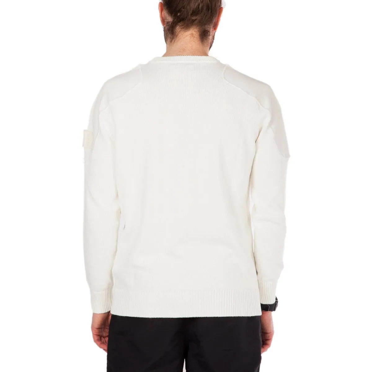 Stone Island Knitwear Sweater Ghost Piece Natural White