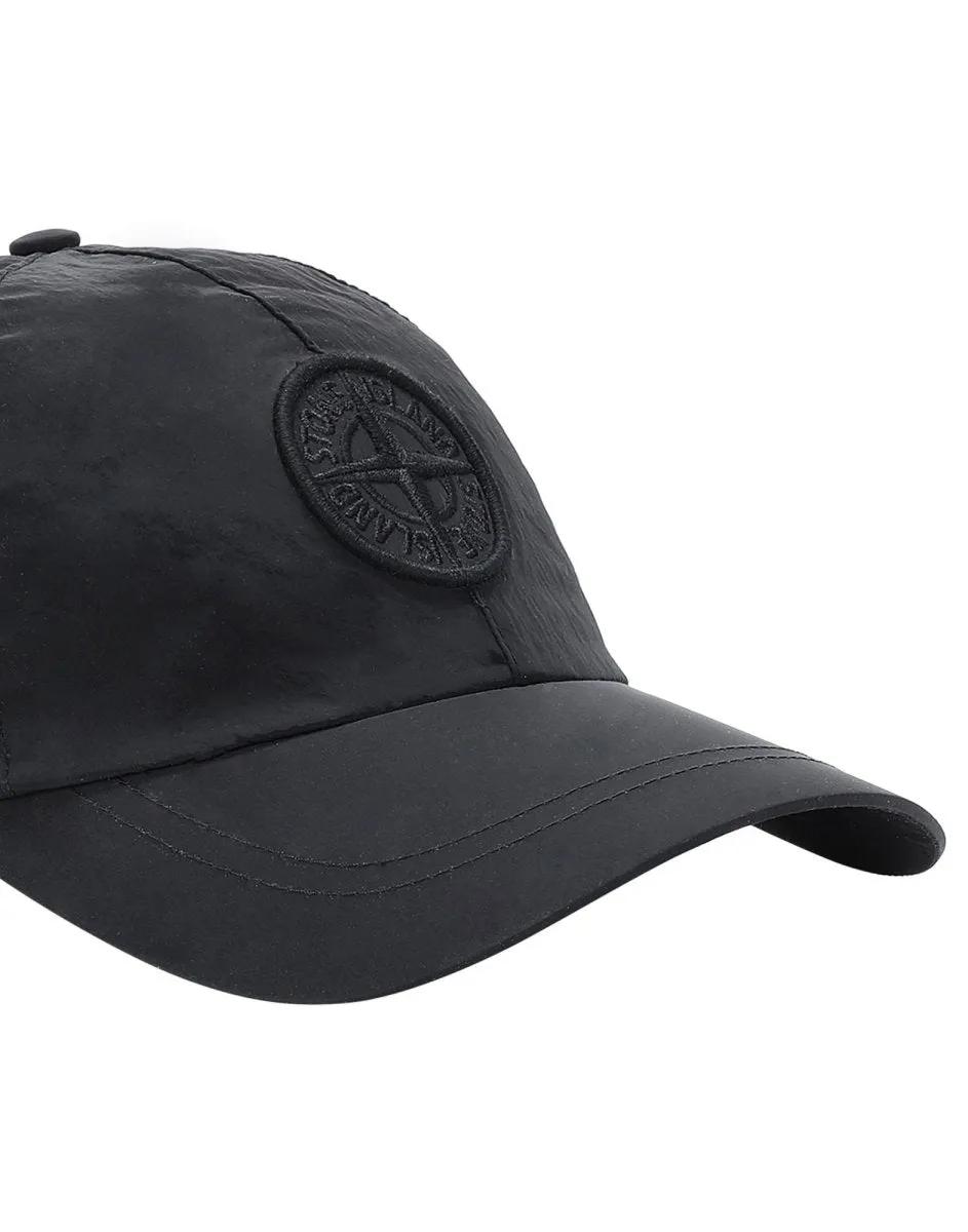 Stone Island Nylon Cap Black