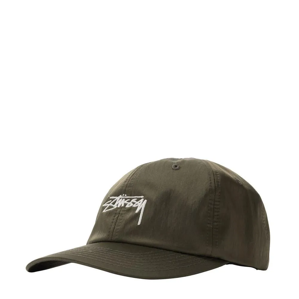 Stussy Lined Nylon Low Pro Cap Olive