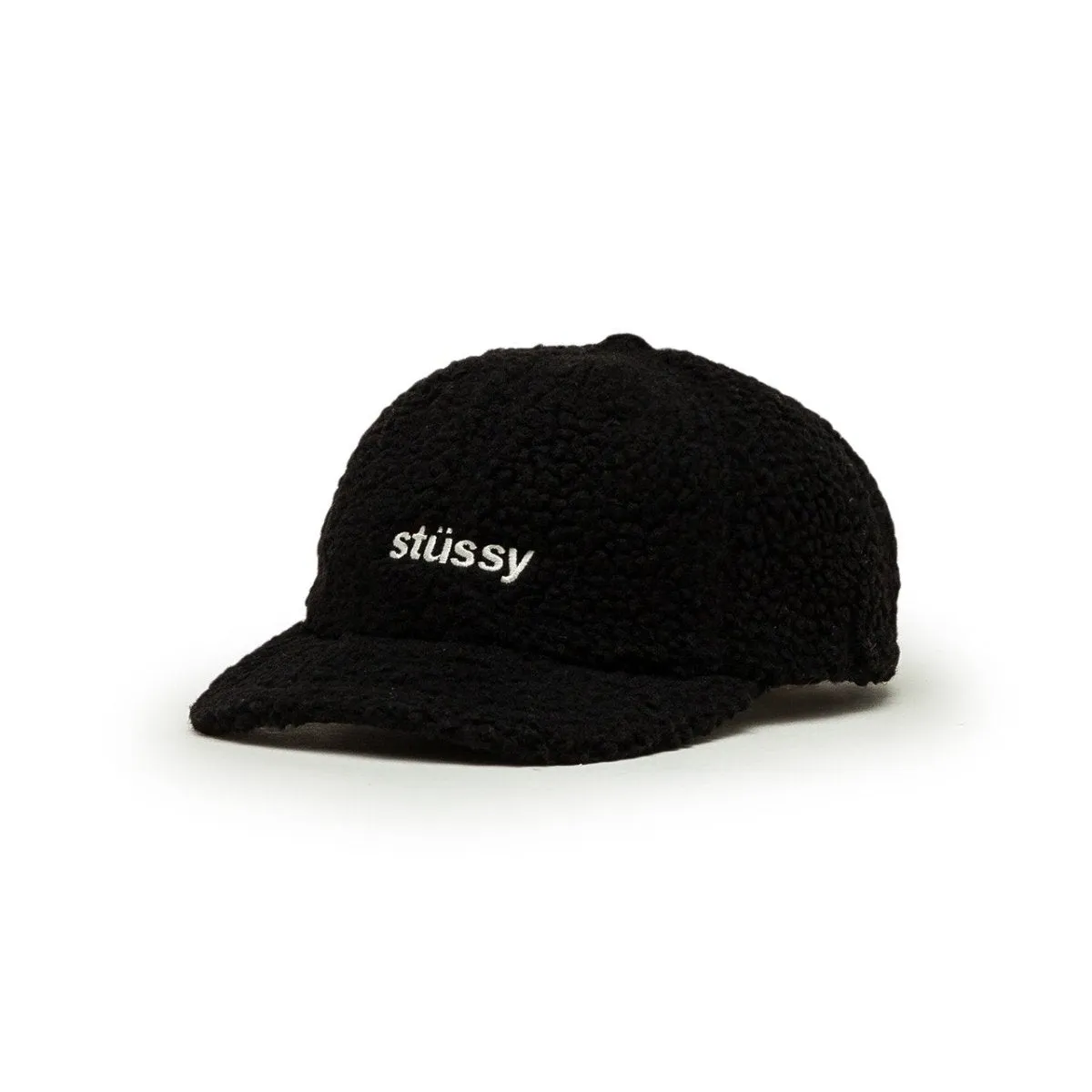 Stussy Sherpa Fleece Low Pro Cap Black