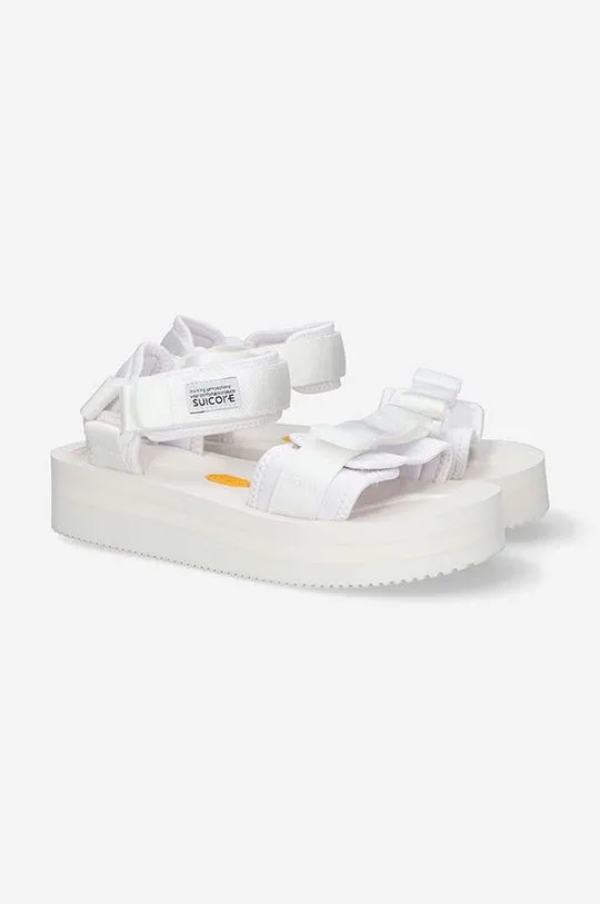 Suicoke CEL-VPO black white sandals