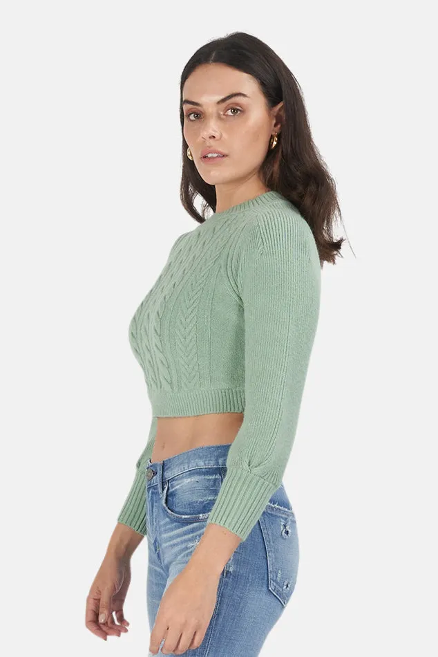 Sydney Green Sweater