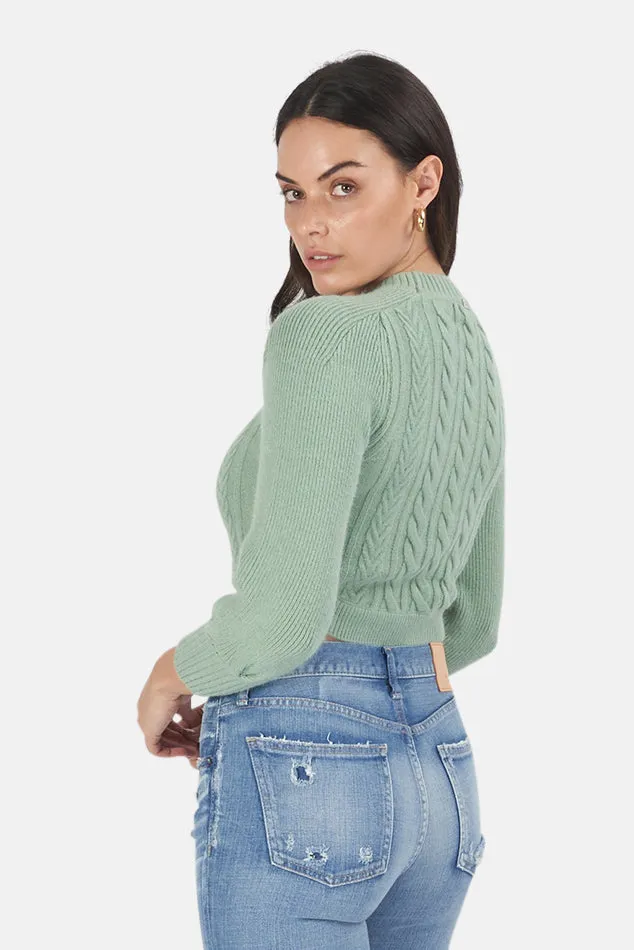 Sydney Green Sweater