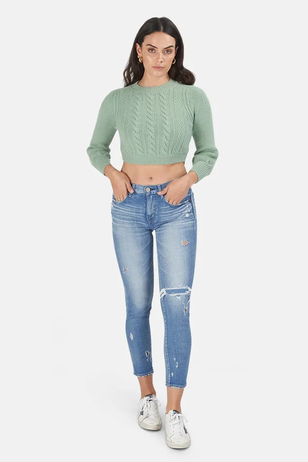 Sydney Green Sweater