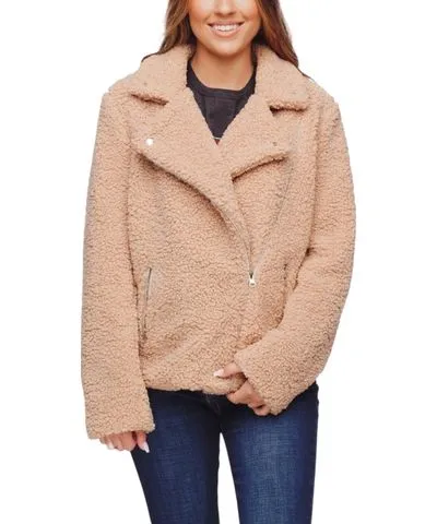 Teddy Jacket In Taupe