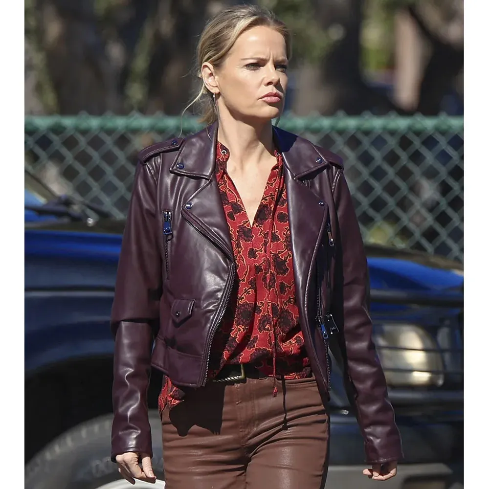 The Rookie S05 Mircea Monroe Leather Jacket