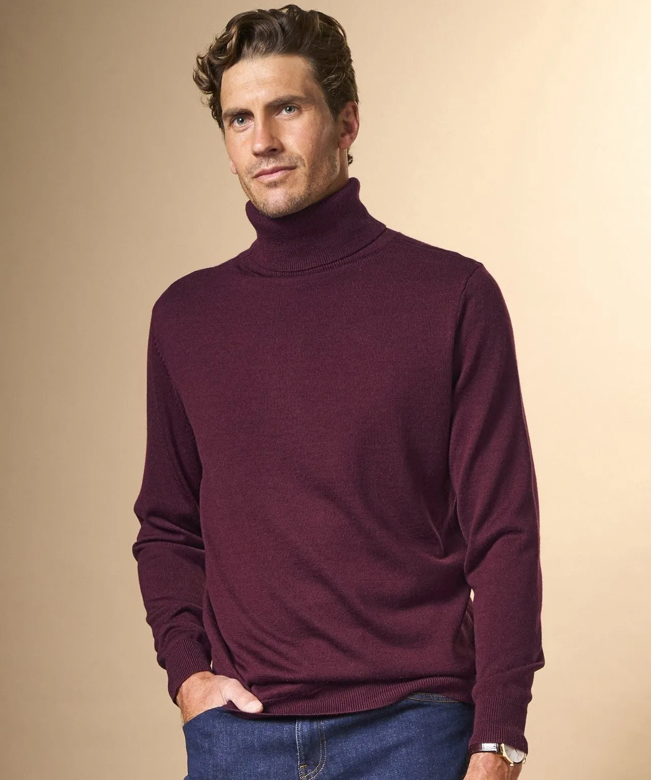 Comfy Roll Neck Thermal Sweater