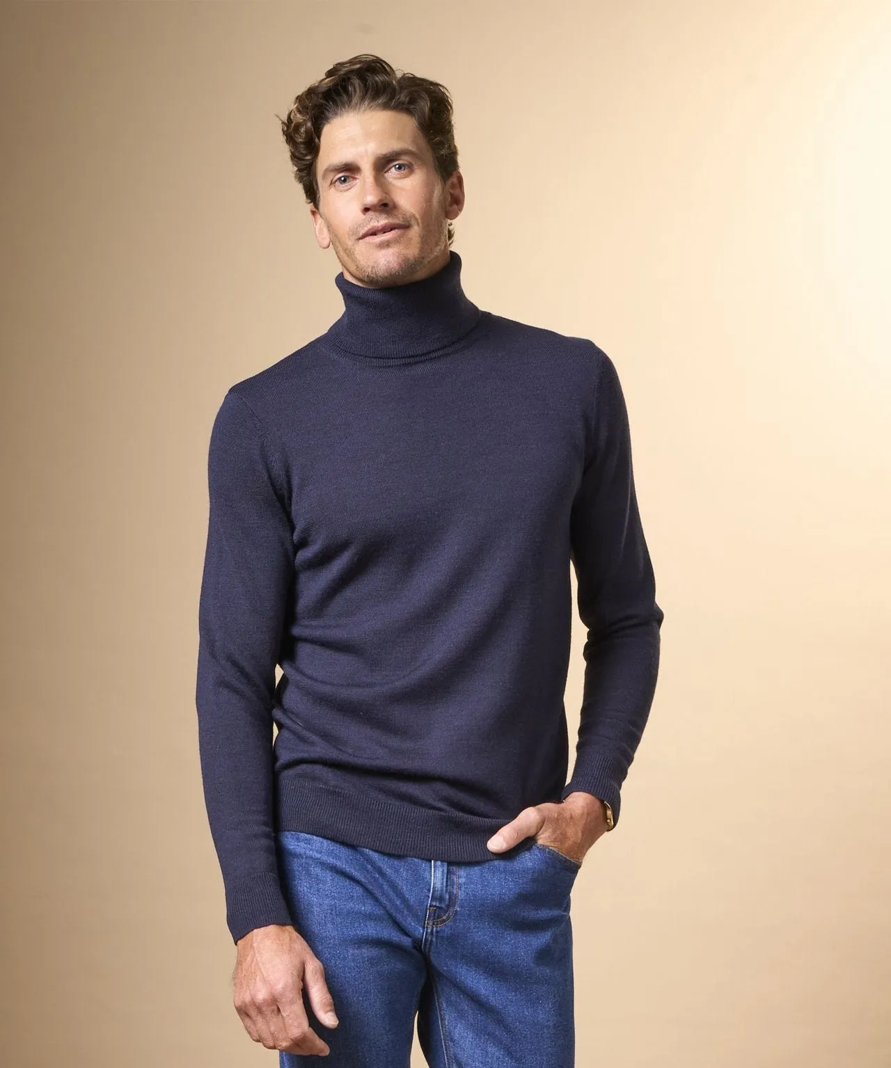 Comfy Roll Neck Thermal Sweater