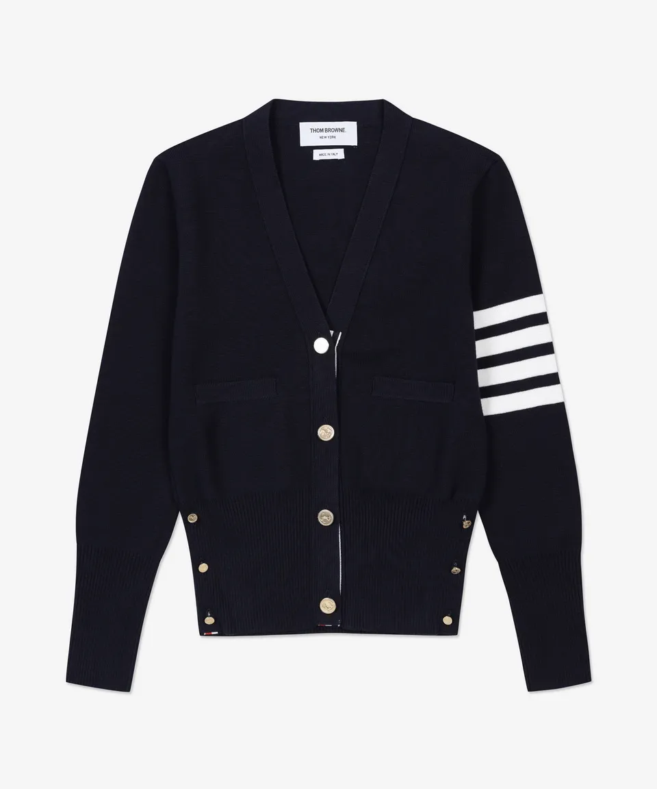 THOM BROWNE Casual Long Sleeve Plain Party Office Style