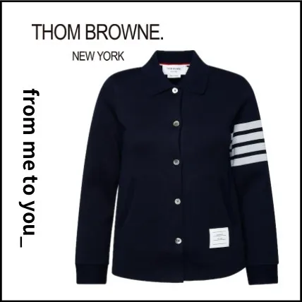 THOM BROWNE Street Style Logo Cardigans