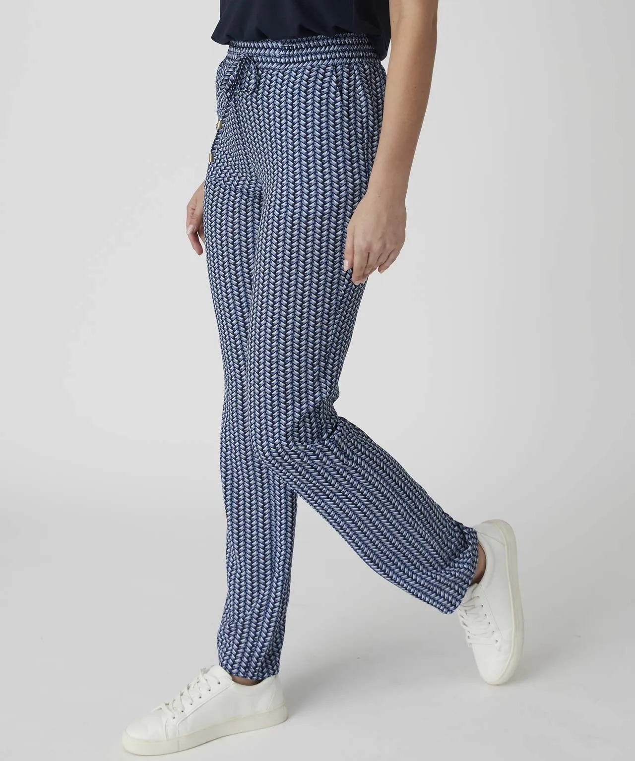 Tie-waist Dress Pants