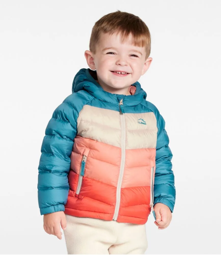 Toddlers Colorblock Down Jacket with Ultralight 650 Fill