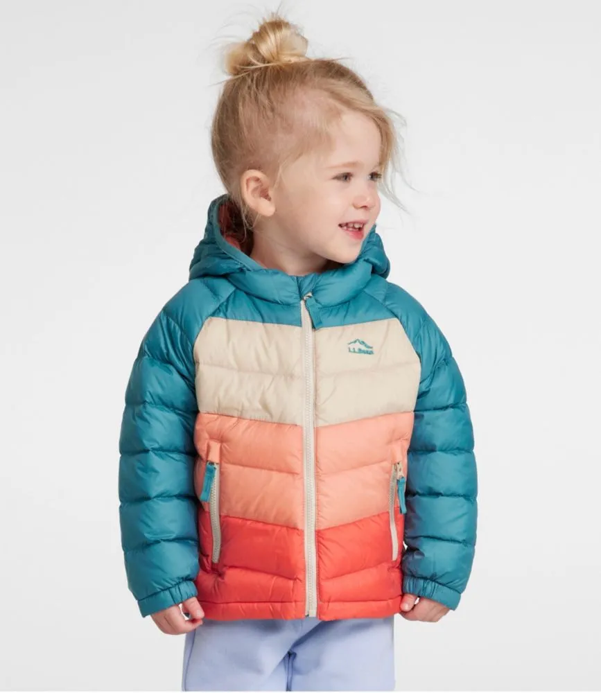 Toddlers Colorblock Down Jacket with Ultralight 650 Fill