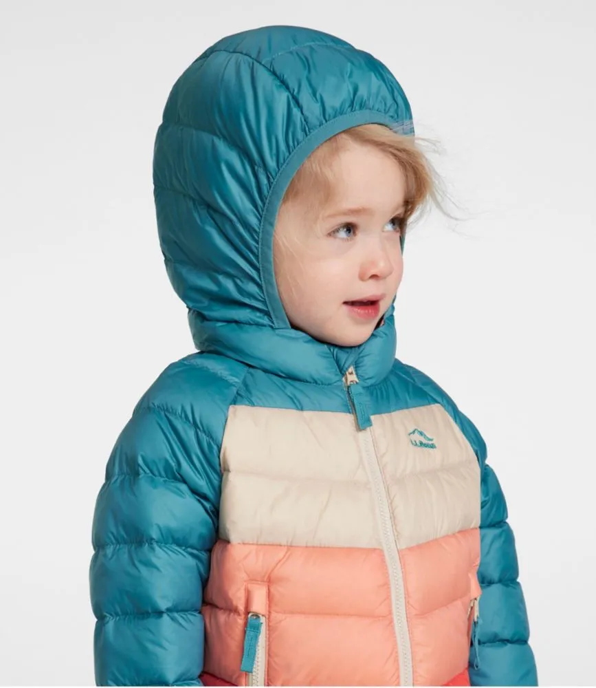 Toddlers Colorblock Down Jacket with Ultralight 650 Fill