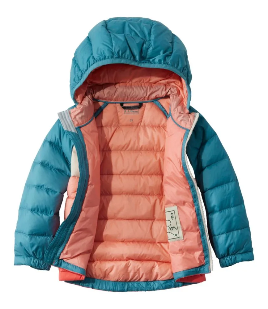 Toddlers Colorblock Down Jacket with Ultralight 650 Fill