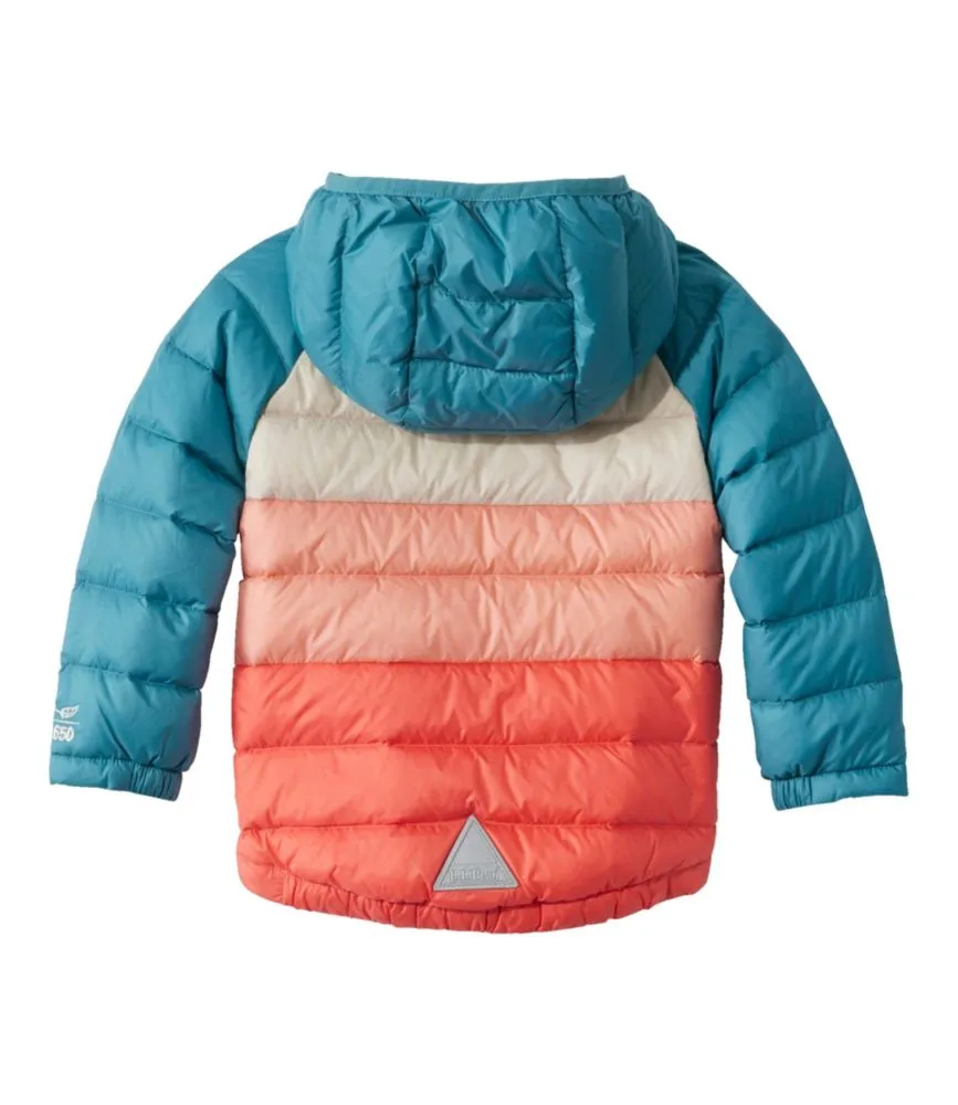 Toddlers Colorblock Down Jacket with Ultralight 650 Fill