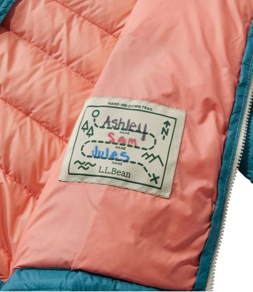 Toddlers Colorblock Down Jacket with Ultralight 650 Fill