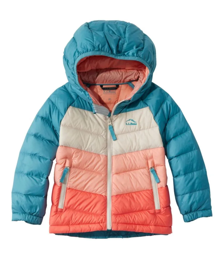 Toddlers Colorblock Down Jacket with Ultralight 650 Fill