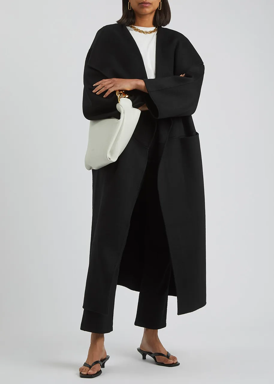 TOTEME Black wool and cashmere-blend coat -                         -                     -                