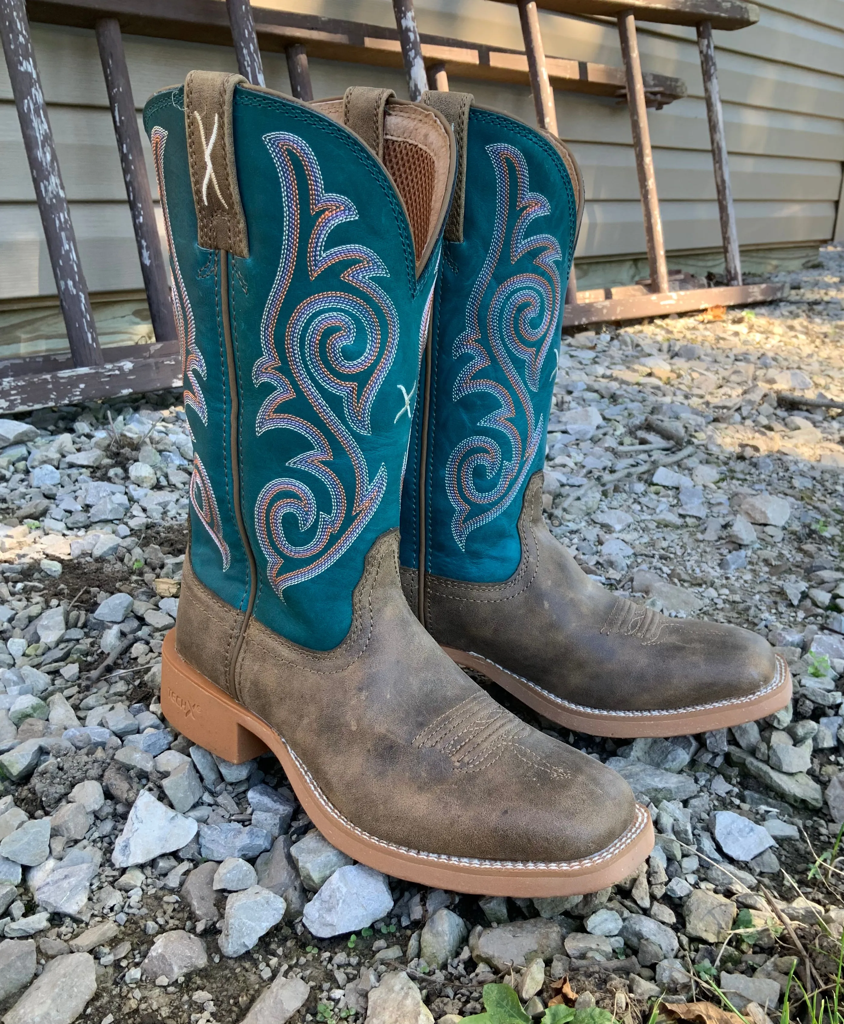 Twisted X Women's Tech Bomber & Storm Blue Cowgirl Boot - WXTR001