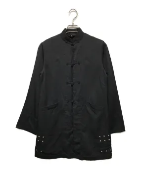 [Used] BLACK COMME des GARCONS Unique Studded China Jacket for sale