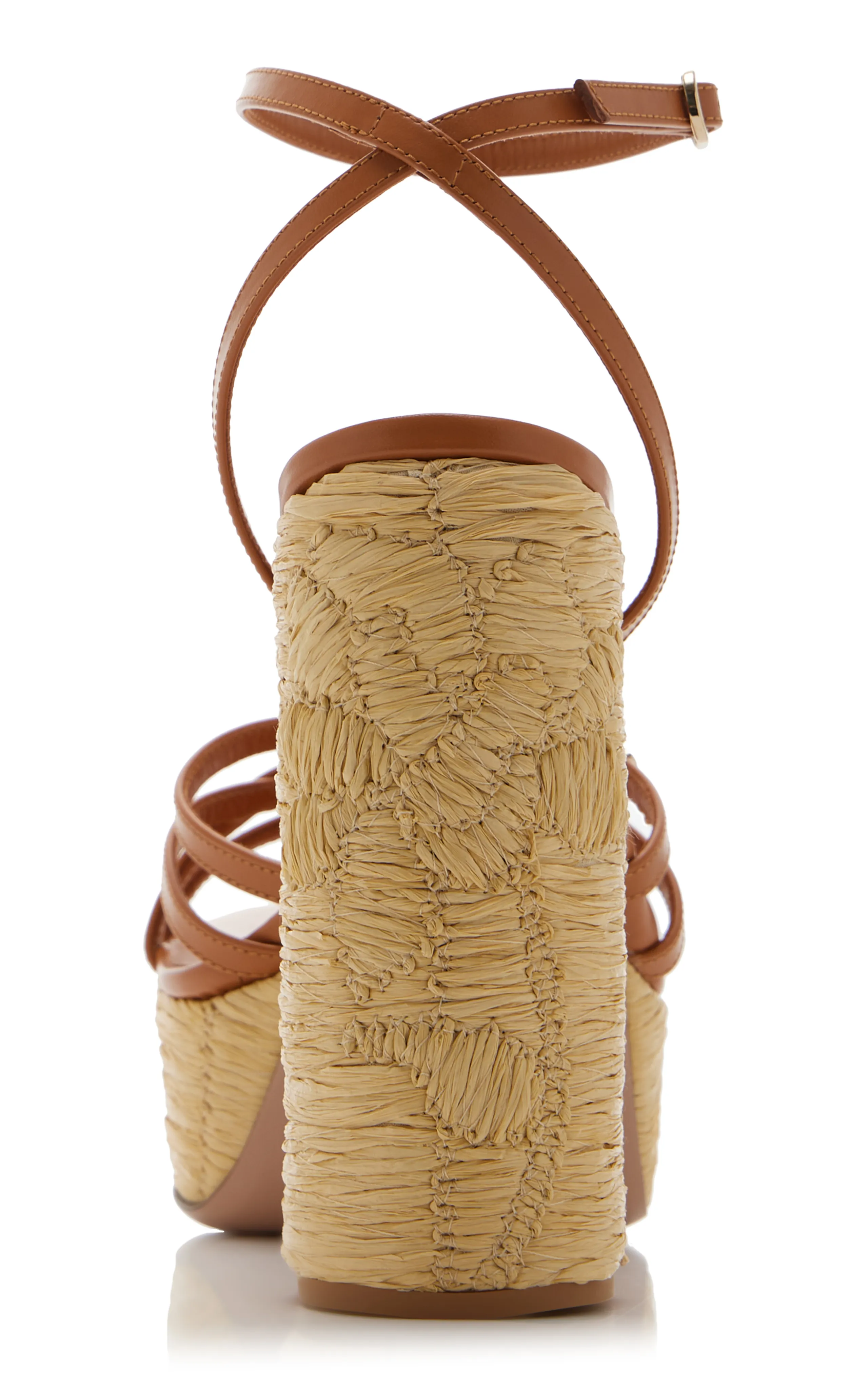 Valentino Garavani Raffia Platform Sandals