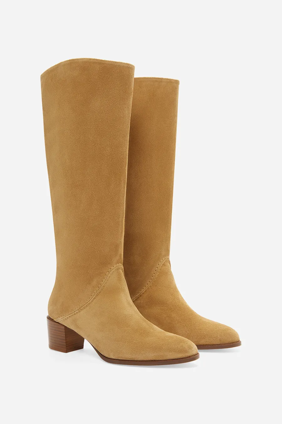 Vanessa Bruno 45mm Suede Ambre Boots