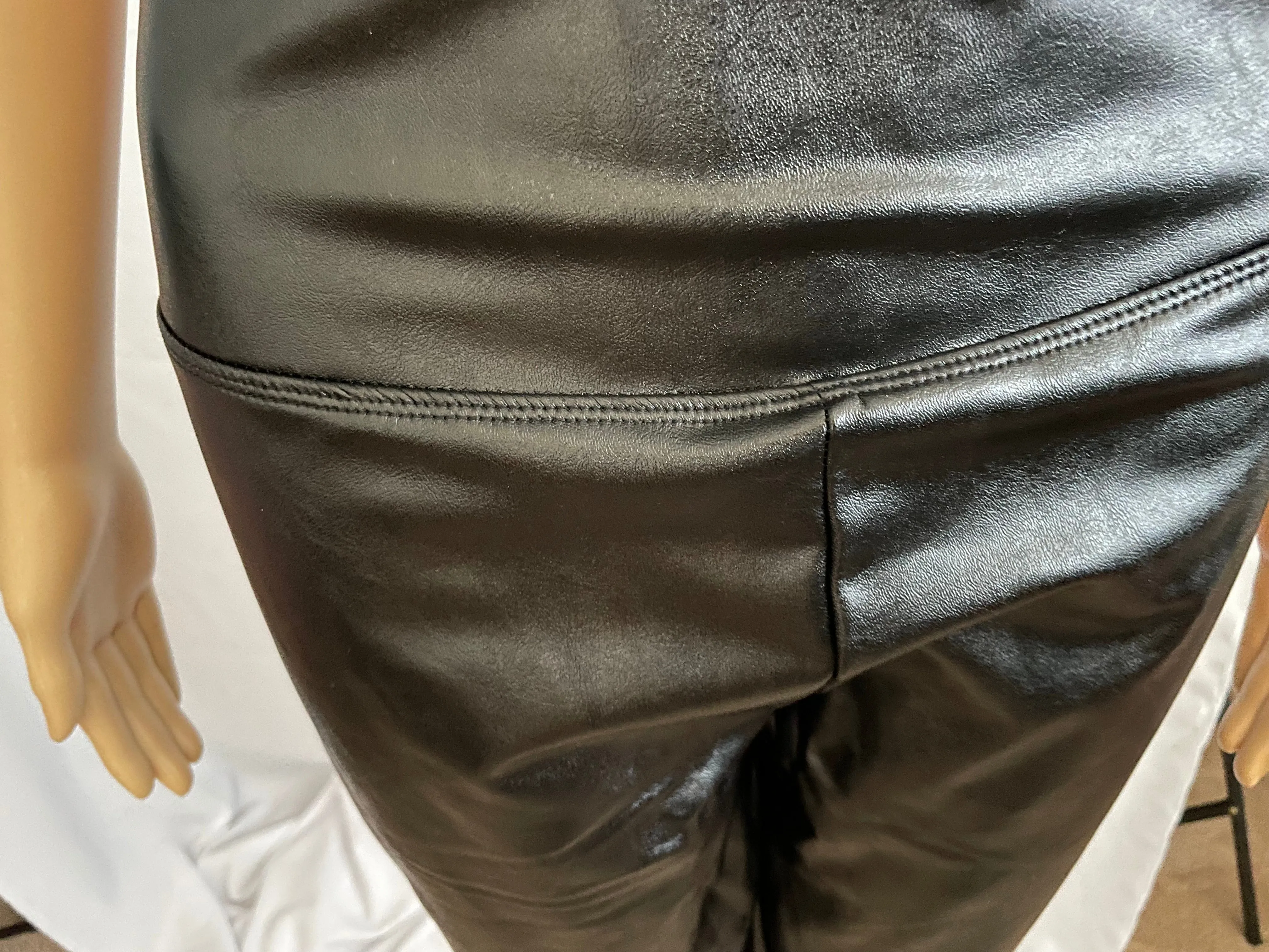 Vegan Leather Leggings