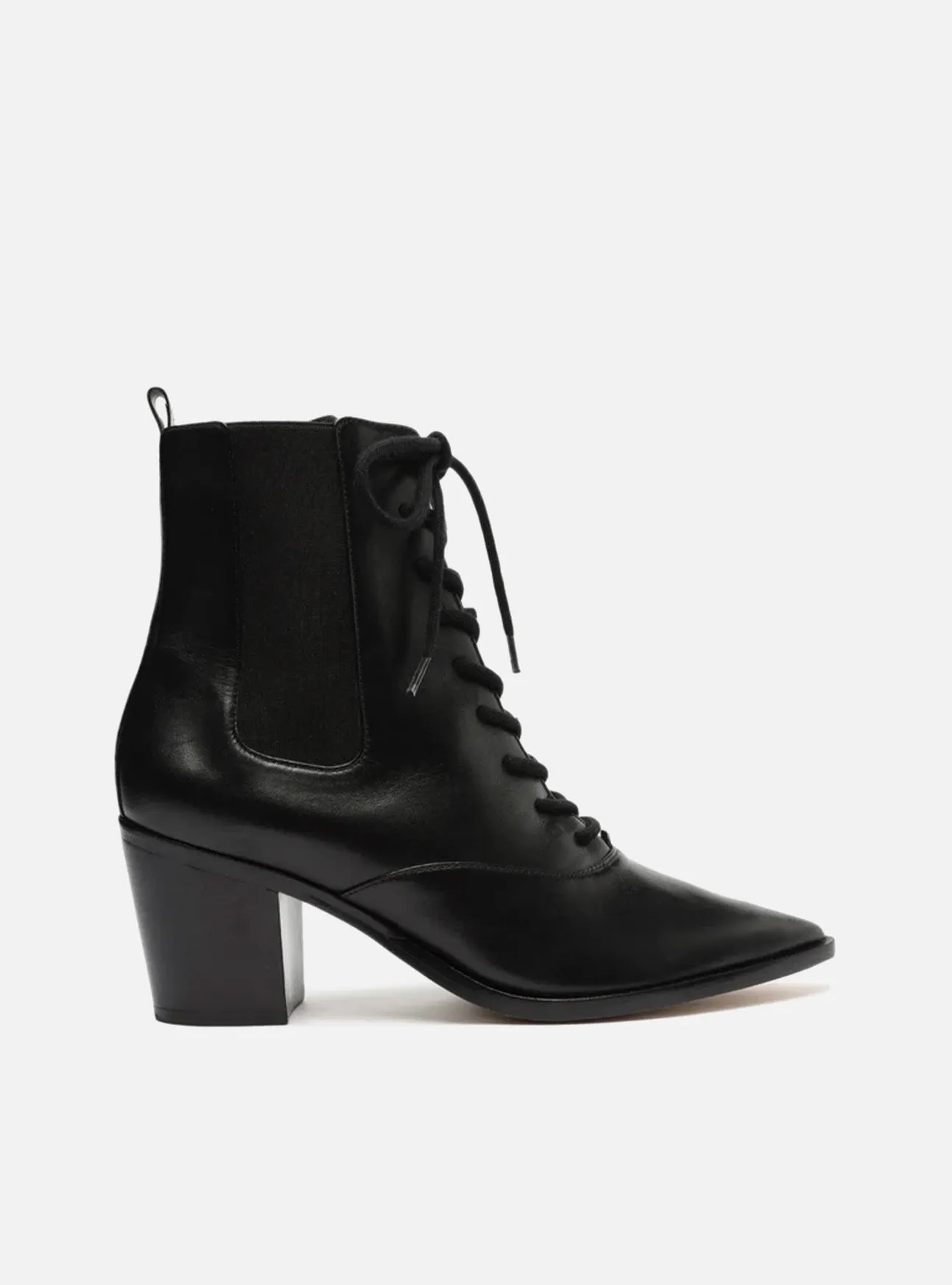 Victorian Leather Bootie