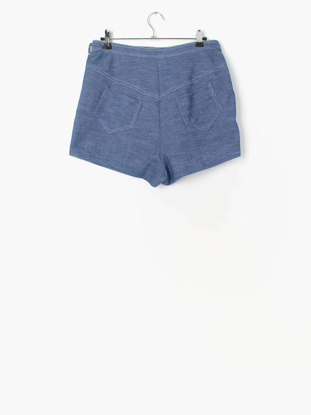 Vintage Blue Tennis Shorts by Centre Court, UK-made in the 1960s