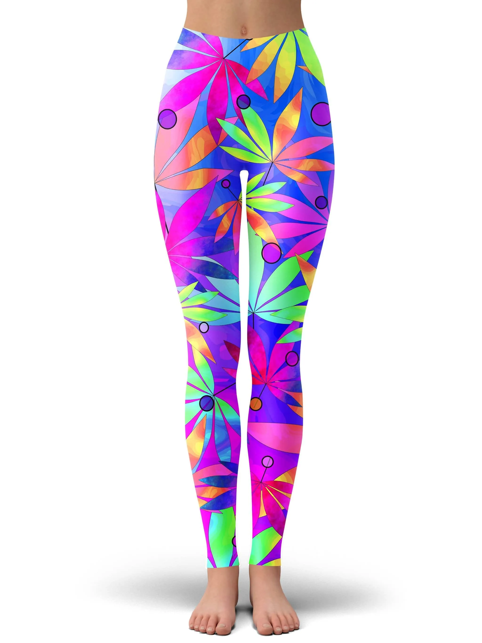 Weed Print Leggings