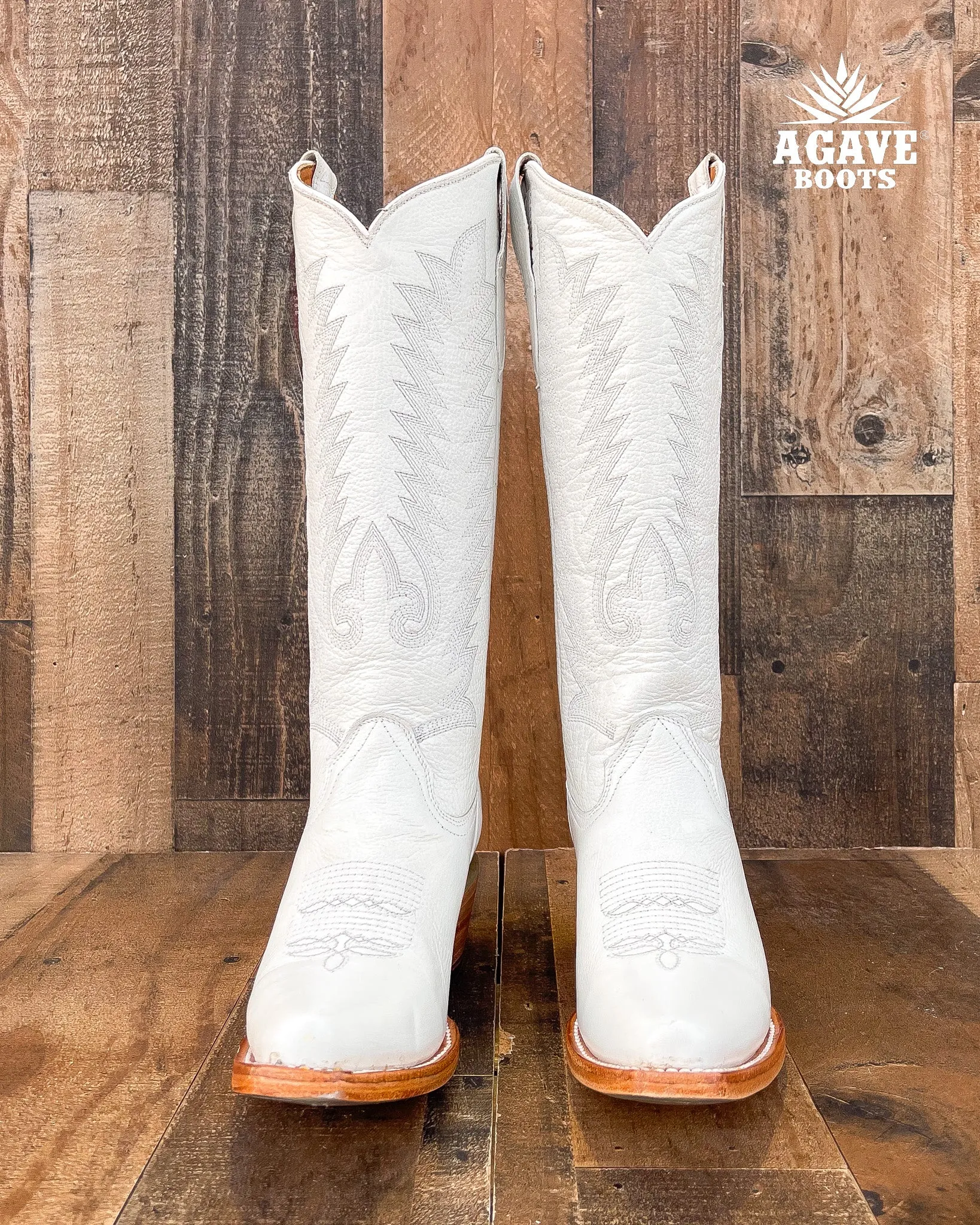 White Barbie Tall Cowboy Boots for Women