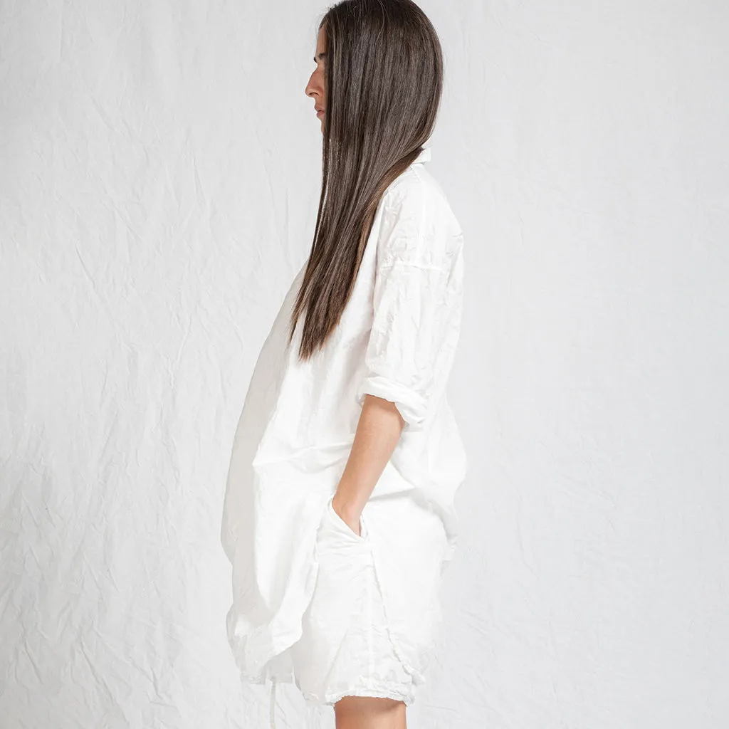 White Milk White Shorts for Women by Album Di Famiglia