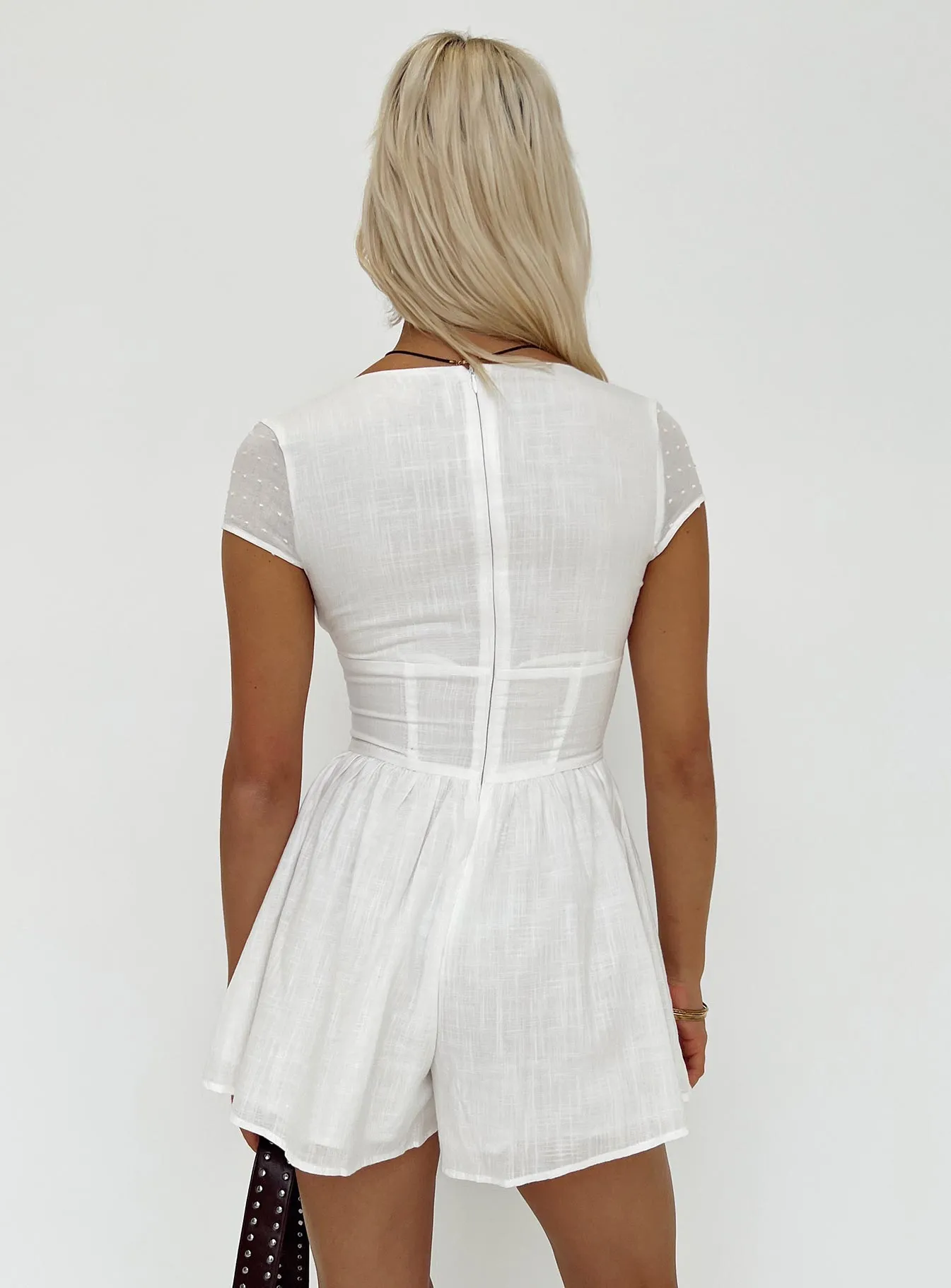 White Playsuit by Marcelle