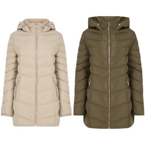 Women's Hooded Quilted Coat