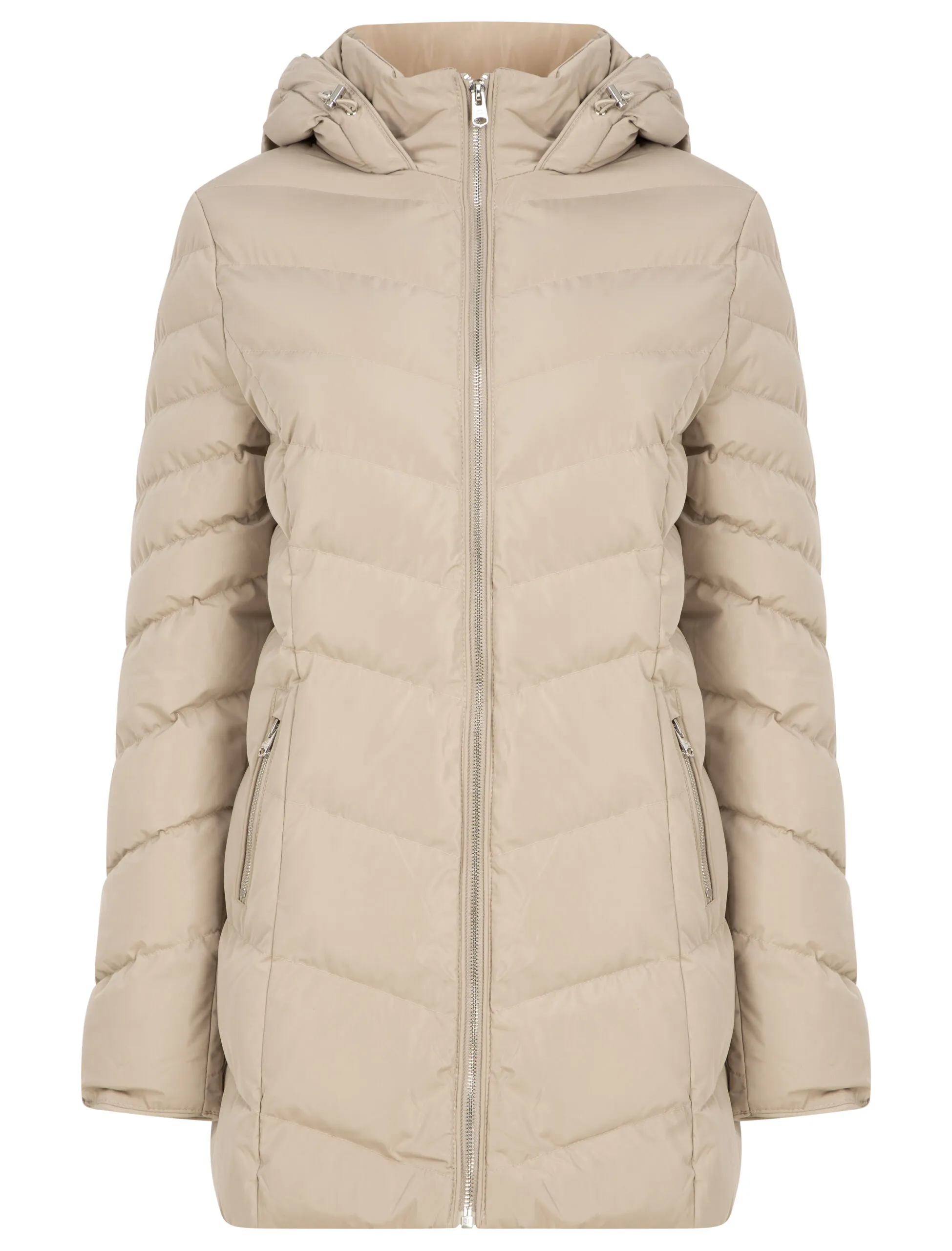 Women's Hooded Quilted Coat