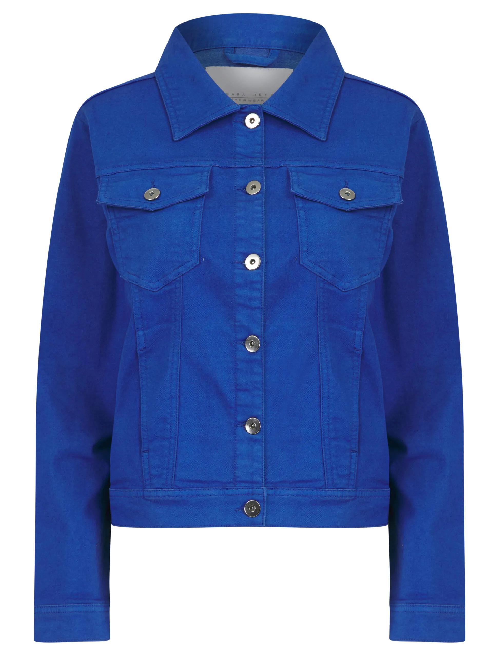 Women's Stretch Denim Jacket in Summer Bright Colors