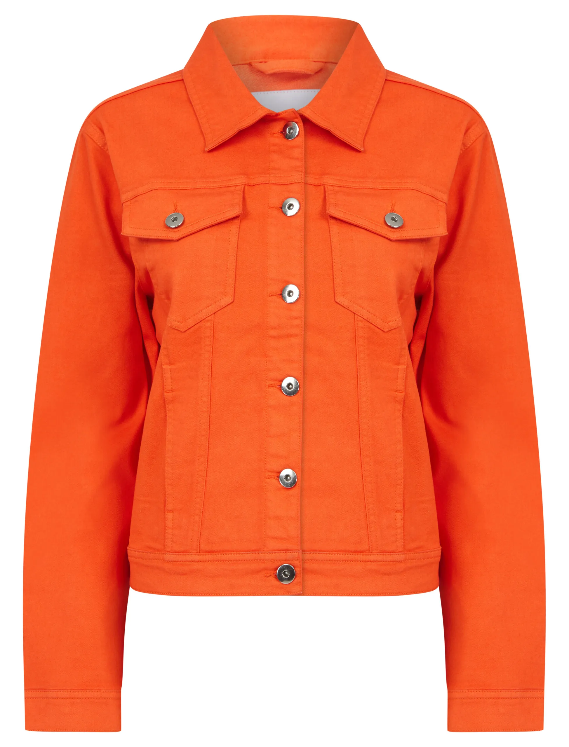 Women's Stretch Denim Jacket in Summer Bright Colors