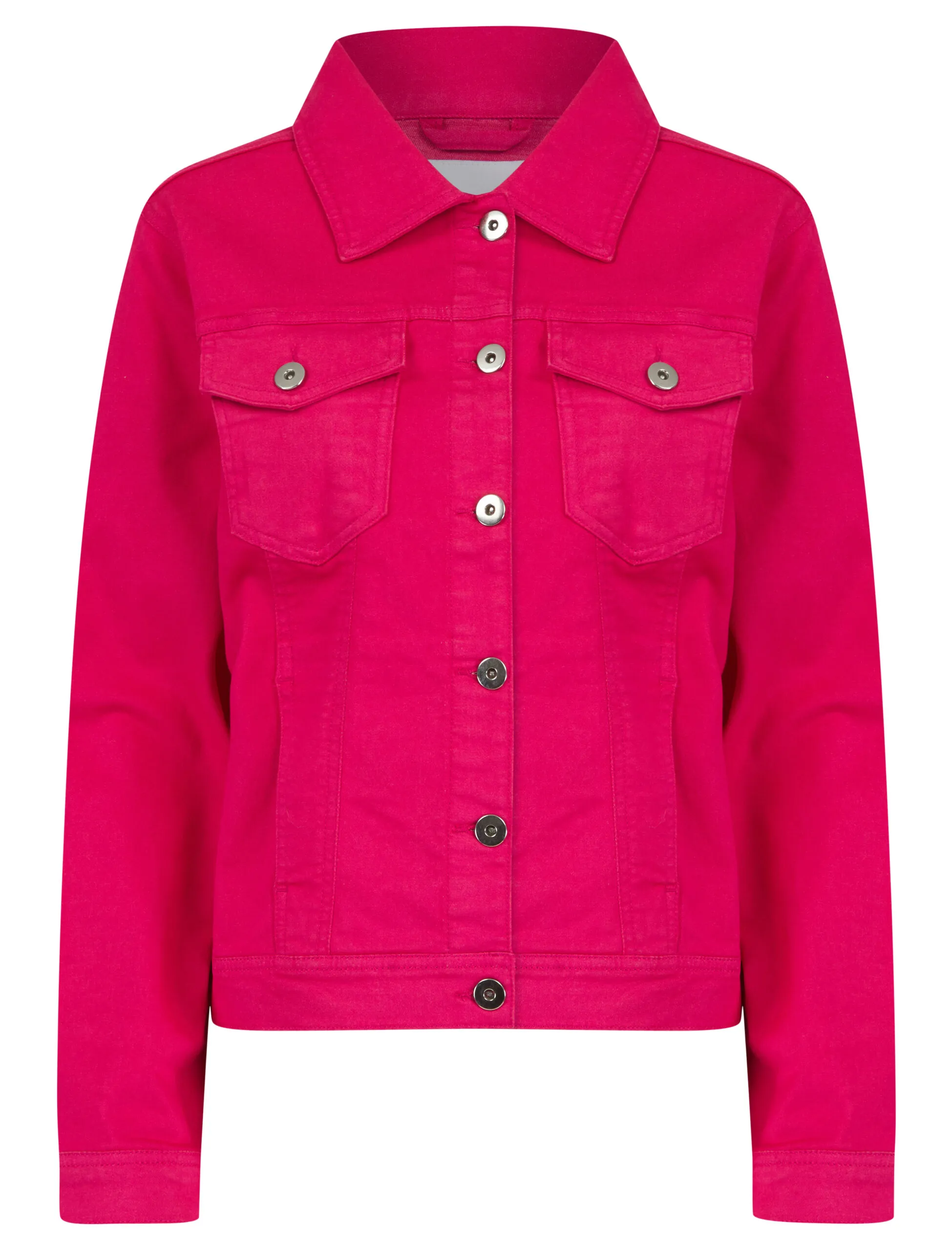 Women's Stretch Denim Jacket in Summer Bright Colors