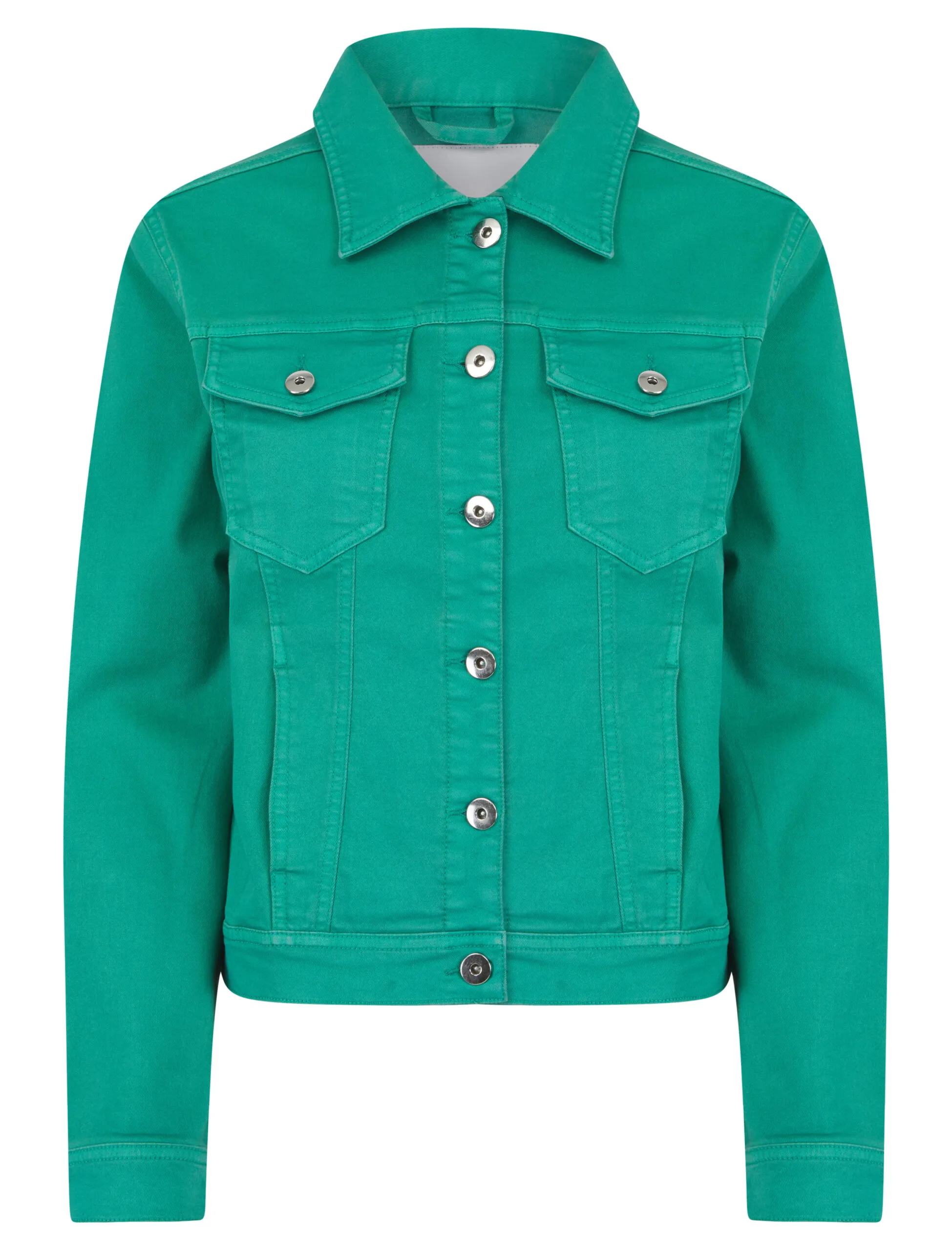 Women's Stretch Denim Jacket in Summer Bright Colors