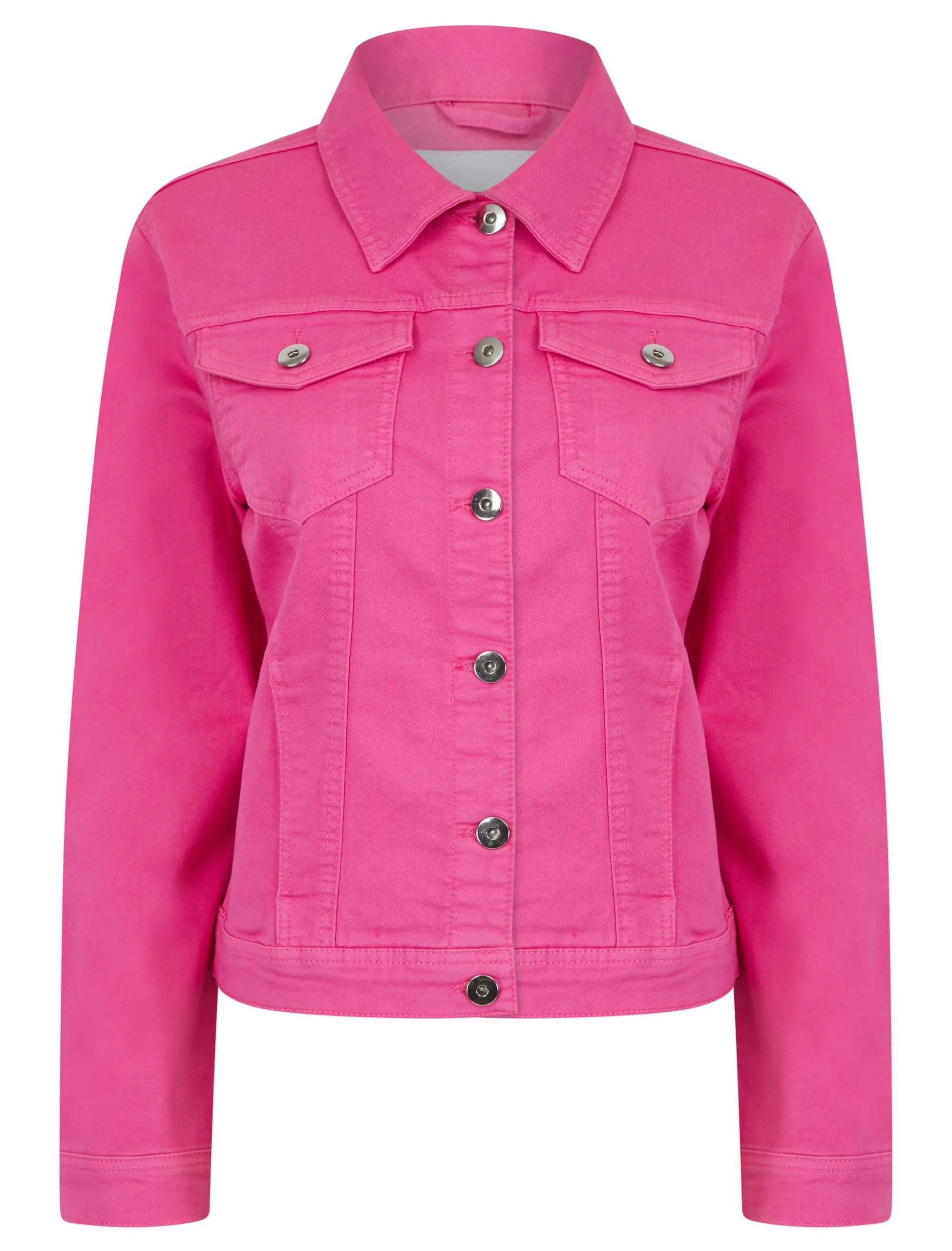 Women's Stretch Denim Jacket in Summer Bright Colors