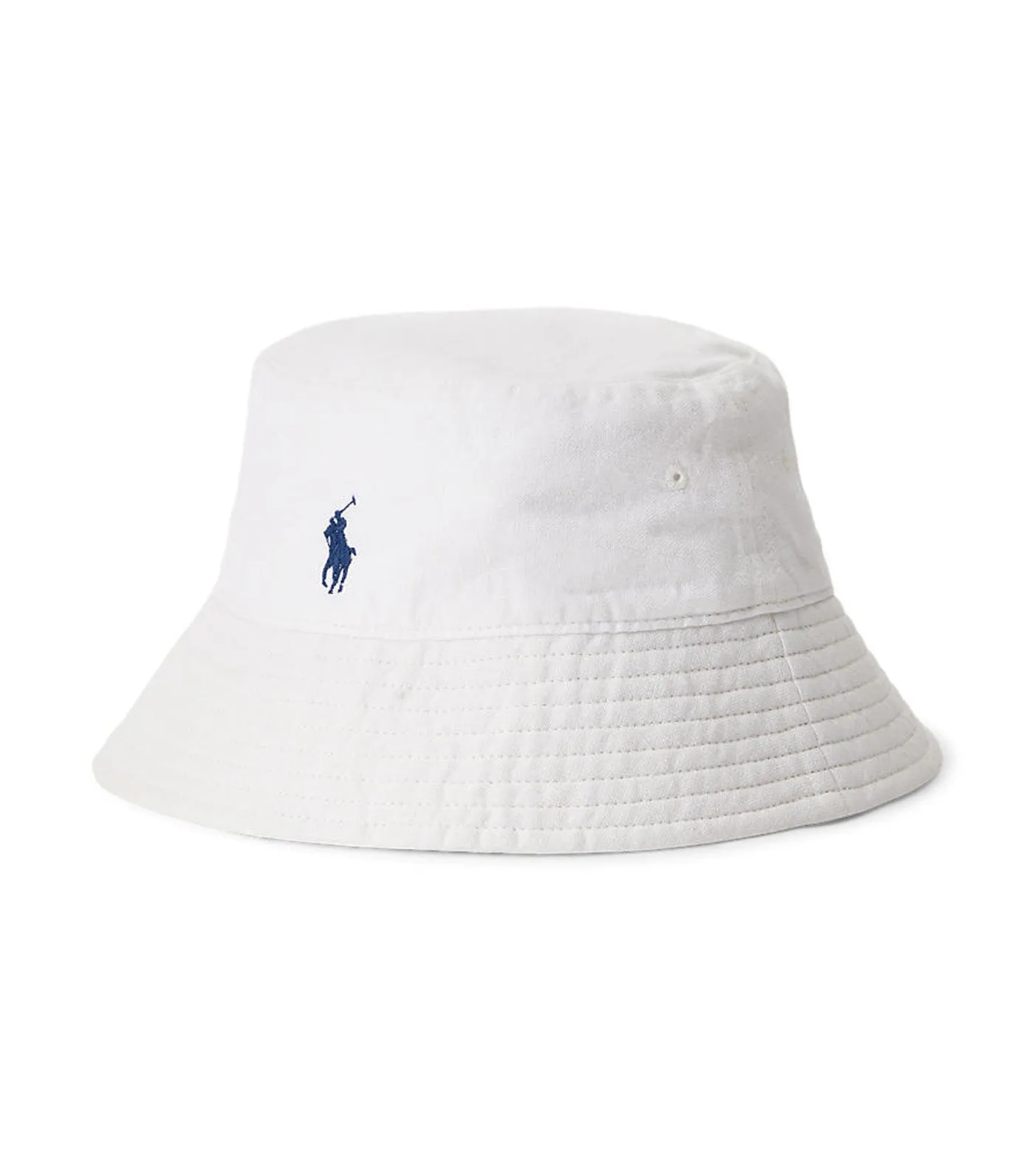 White Linen Bucket Hat for Women - Deckwash