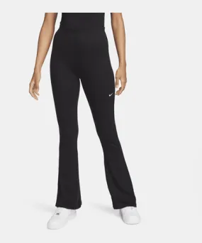 Women's Tight Mini-Rib Flared Leggings for Chill Sportswear by Nike